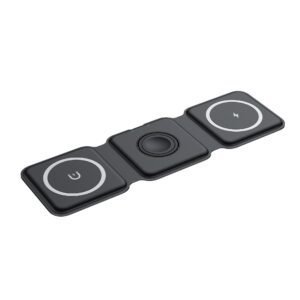 Caricatore Wireless 3 in 1 QI ripiegabile